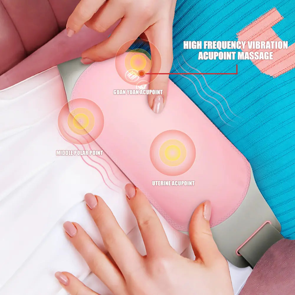 Electric Heated Hot Compress Belt Massager 2