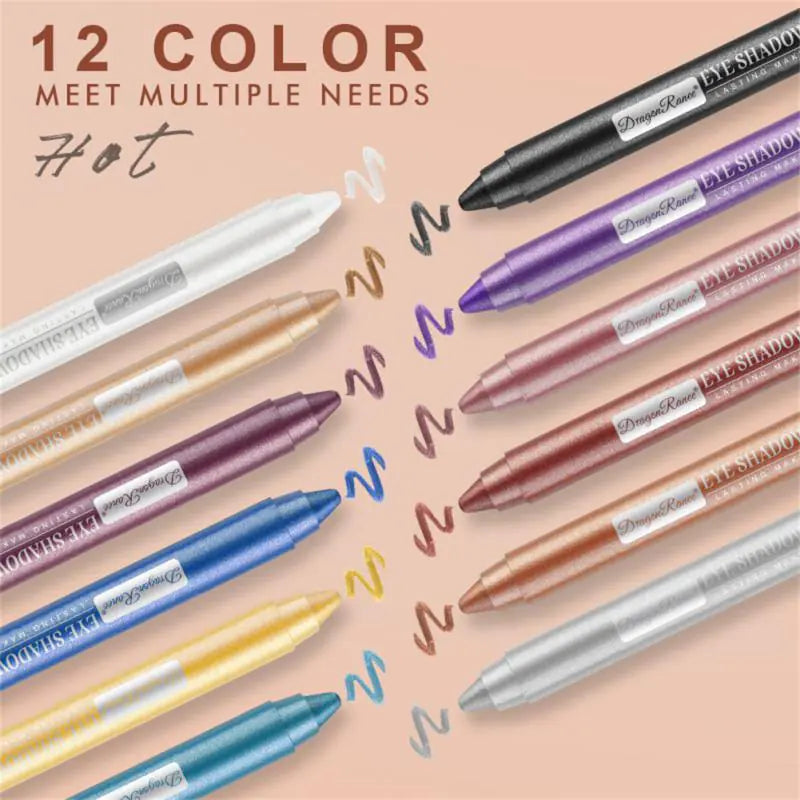 12 Colors Eyeshadow Pencil Set 2