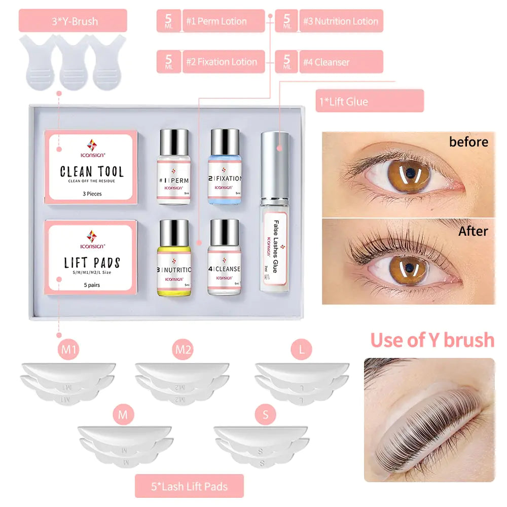 Dropshipping ICONSIGN Lash Lift Kit Lifiting Eyelash 2